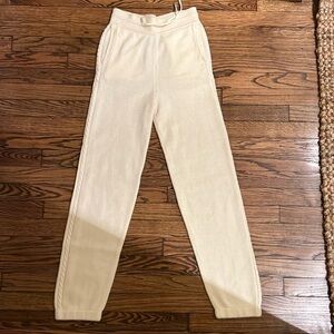 Loro Piana Cashemere Leggings Trousers Cream